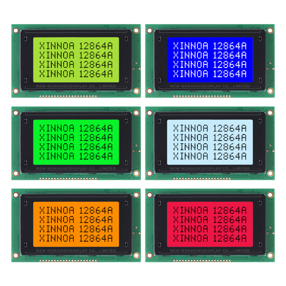 Blue Film Dots LCD Module 5V SBN0064 Parallel Port 12864A LCD Display With Backlight - Image 6